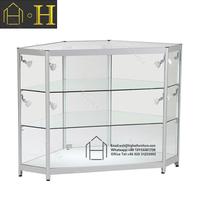 Vitrine de boutique et vitrine en verre aluminium design et vitrines pour vitrine de bijoux pour vitrine de magasin de fumée