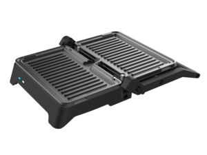 Grill électrique multifonctionnel pour steak/hamburger/panini, avec <span class=keywords><strong>deux</strong></span> ensembles de <span class=keywords><strong>plaques</strong></span> amovibles antiadhésives/revêtement céramique - Product Image 3