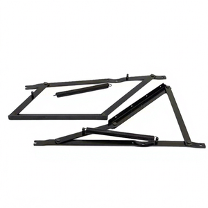 Canapé-lit polyvalent à charnières en fer, design moderne, pour chambre, salle de bain, cuisine, salon, bureau à domicile, école, hôpital - Product Image 1