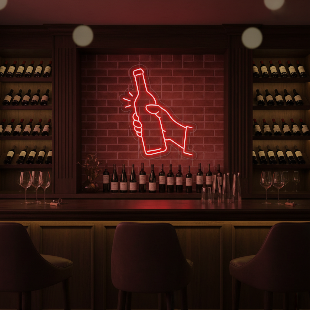 Segno al neon multicolore Aperto, lampada da appendere al neon a LED, per bar, hotel, caffè, ristorante