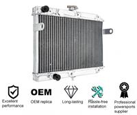 Pièces de VTT refroidisseur d'eau de moteur de performance radiateur en aluminium pour Suzuki KING QUAD 750 LT-A450 LT-A500 LT-A750 4x4 2007-2014