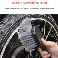 Brosse portable pour jantes de voiture, brosse de nettoyage en plastique souple pour les roues de voiture, outil de détaillage et de lavage