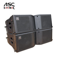 Système de sonorisation actif à deux voies LA-208P&LA-18P avec deux enceintes de 8 pouces et une enceinte de 18 pouces pour les théâtres
