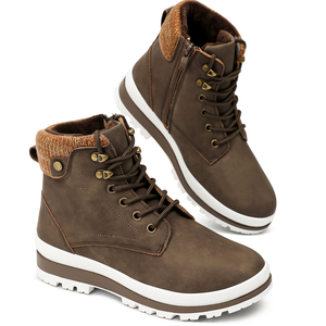2024 Customized Wholesale Waterproof Leather <strong>Winter</strong> Boots for <strong>Men</strong> and Women for Autumn Outdoor Activities - Product Image 1