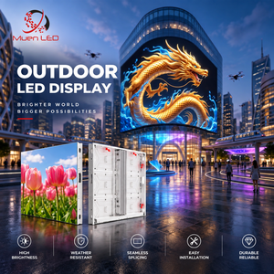 Pantalla LED para Exteriores P10 P8 P6 P5 P4, Impermeable IP65, Señalización Digital para Publicidad - Product Image 1