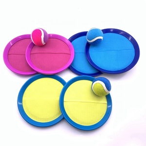 Banc de jeu de <span class=keywords><strong>lancer</strong></span> et d'attraper les balles collantes avec ventouses, jeu de sport parent-enfant, raquettes en plastique durable pour s'amuser - Product Image 1