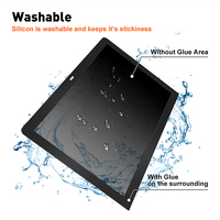 Pour Amazon vente chaude Grade AAA qualité 3D Anti-empreintes digitales PET protecteur d'écran de confidentialité Anti-espion protecteur pour bureau 27 pouces