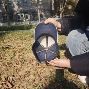 <span class=keywords><strong>Casquette</strong></span> de baseball décontractée à 6 panneaux de style sportif respirant de haute qualité avec logo brodé personnalisé - Product Image 5