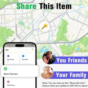 1 Rastreador Inteligente Bluetooth con Funda de Silicona, Compatible con Apple Find My, Certificado MFi, Solo para iOS, Localizador de Llaves - Product Image 4
