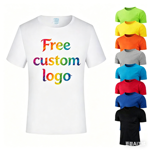 T-shirt à manches courtes personnalisé à séchage rapide pour uniforme de travail ou événement culturel, avec logo imprimé sur mesure - Product Image 1