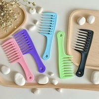 Mini peignes à cheveux, petit peigne à dents larges, peigne démêlant portable de voyage, peigne antistatique pour boucles, peigne de douche, brosse à cheveux sans nœuds