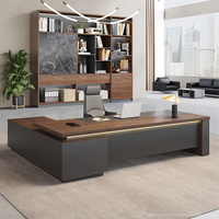 Bureau de direction moderne ergonomique de haute qualité, mobilier de bureau design sur mesure pour les sièges de banques et tours de bureaux financiers