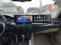 Écran double 24,6 pouces Android 14 CarPlay sans fil Android Auto GPS pour BMW Série 5 E90 Autoradio Lecteur multimédia