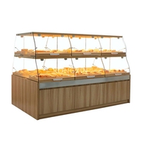 Présentoir à Gâteaux Prêt à Expédier Vitrine de Boulangerie Pâtisserie Sur Mesure Comptoir Présentoir à Pain pour Boulangerie Étagère de Boulangerie