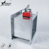 STARLIGHT CHUTES SC Clapet d'obstruction anti-fumée pour l'extraction des fumées avec 280 ° Lien de liaison à fusionner à chaud pour système d'échappement haute température, dimensions personnalisables