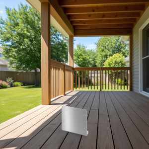 Support de fixation réglable en acier inoxydable 8 x 8 pouces pour terrasse, véranda, support de porte - Product Image 2