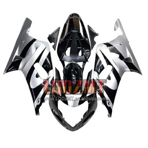 Cuerpo de inyección para SUZUKI 2017 GSXR 600 <span class=keywords><strong>750</strong></span> K1 GSXR600 01 02 03 135No.2 plata negro GSXR-600 GSXR750 <span class=keywords><strong>2001</strong></span> 2002 2003 Carenado - Product Image 1