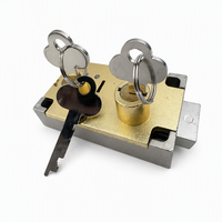 Serrure mécanique à double clé pour coffre-fort, serrure de sécurité à double clé, serrure à double commande pour banques et coffres-forts