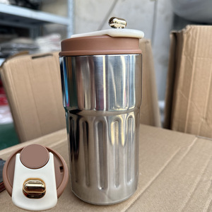 450ml grande capacité Smart Led affichage numérique Double paroi flacon isolé sous vide Portable étanche en acier inoxydable tasse de voyage - Product Image 5