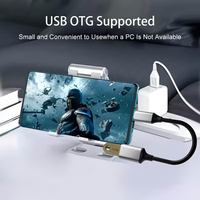 Câble adaptateur USB3.0 OTG de type C, convertisseur USB-C mâle vers USB 3.0 femelle pour téléphone, ordinateur portable, tablette, MacBook, transfert de données, lecture, 10 cm