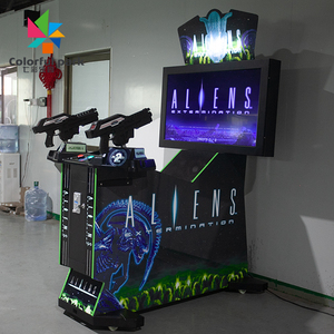 Venta caliente Simulador de alta calidad que funciona con monedas interior Aliens Time Crisis Arcade máquina de disparos videojuegos máquina de Arcade - Product Image 1