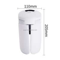 Nouvelle lampe musicale sans fil LED E27 à quatre feuilles, lampe à ampoule pliable RGB colorée avec télécommande, luminaire de plafond déformable