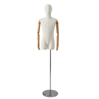 Maniquí de Estilo Coreano para Trajes de Hombre, Modelo de Exhibición para Escaparates de Tiendas de Ropa, Maniquí de Fibra de Vidrio de Medio Cuerpo Superior