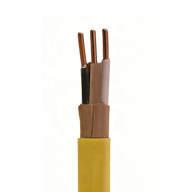 NM-b Building Wire14/3 14/2 10/3 Awg PVC Sheathed Cable 3 Core Flat THHN NMB Power Cable NM-B Wire 12/2 UL719