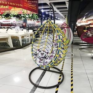 Chaise à bascule d'intérieur pour <span class=keywords><strong>adulte</strong></span> <span class=keywords><strong>Nid</strong></span> d'oiseau paresseux Bryant Chaise à bascule double Balançoire Panier suspendu Chaise en rotin Balançoires pour balcon et patio - Product Image 5