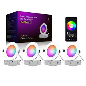 Luz LED Empotrable Inteligente con Cambio de Temperatura de Color (CCT) Regulable, 9W 12W, Panel LED Delgado Integrado - Product Image 3