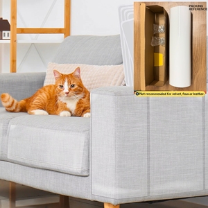 <span class=keywords><strong>Anti</strong></span>-Katzen-Kratz-Möbelschutz 10er-Pack Sofaschutz Gegen Katzenkrallen mit 40 Drehstiften - Product Image 1