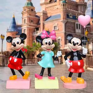 Ornement <span class=keywords><strong>de</strong></span> Noël extérieur écologique peint à <span class=keywords><strong>la</strong></span> main, sculpture <span class=keywords><strong>de</strong></span> <span class=keywords><strong>dessin</strong></span> <span class=keywords><strong>animé</strong></span> Mickey Mouse en fibre <span class=keywords><strong>de</strong></span> verre et résine pour aire <span class=keywords><strong>de</strong></span> jeux, <span class=keywords><strong>Minnie</strong></span> Donald - Product Image 3