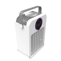 Ventilateur de bureau USB 4 en 1 Mini ventilateur refroidi à l'eau Petit climatiseur Bureau Dortoir Pulvérisation Humidification Ventilateur refroidisseur 700ML