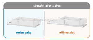 WIREKING <strong>Free</strong> <strong>Standing</strong> White Bathroom Organizer Adjustable Corner <strong>Shower</strong> <strong>Caddy</strong> with Razor Holder and Hooks for Inside <strong>Shower</strong> - Product Image 3