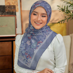 2025 Voile Printed Hijab Muslim <b>Ladies</b> Hijab Malaysian Indonesian Turban <b>Shawl</b> - Product Image 3