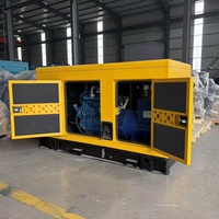 Groupe électrogène diesel silencieux remis à neuf de 100 kW/125 kVA avec contrôleur pour usage domestique