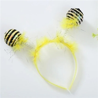 Bandeau en plastique drôle d'abeille d'antenne de boule d'extraterrestre d'insecte de monstre d'UFO