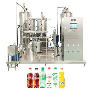 Gazlı içecekler yapma makinesi alkolsüz İçecekler dolum üretim hattı için Co2 içecek karıştırıcı