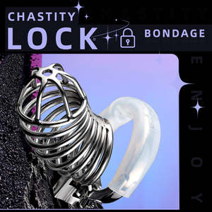 Dispositivo di Castità Maschile, Gabbia per Pene, Anello per Pene, Giocattoli Sessuali per Adulti Tipo BDSM per Blocco dell'Erezione e Contenimento - Product Image 6