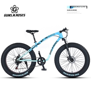 <span class=keywords><strong>Bicicleta</strong></span> Todoterreno para Adultos con Horquilla Delantera con Resorte de Aceite Bloqueable, Múltiples Opciones de Velocidad, <span class=keywords><strong>Bicicleta</strong></span> para Nieve y Playa para Terrenos Irregulares - Product Image 5