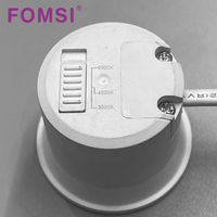 FOMSI 3CCT LED Module d'interrupteur de gradation 7W Spot Led Module Ampoule GU10 MR16 LED Type de fente Source de lumière LED remplaçable