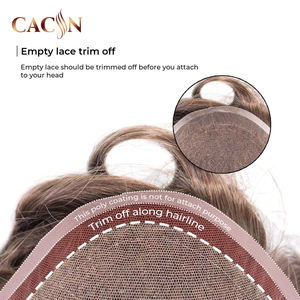 Legend French Lace toupet avec 1 ''PU dos et côtés Double couche Lace Front perruques pour hommes toupet - Product Image 6