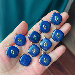 Ciondolo in <span class=keywords><strong>Pietra</strong></span> Semi-<span class=keywords><strong>Preziosa</strong></span> Stile Europeo-Americano, Agata per Bambini con Ametista, Turchese e Colori Rosso e Nero - Product Image 4