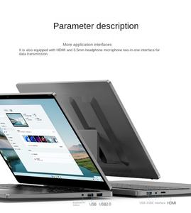 Laptop Táctil Yoga de 15.6 Pulgadas al Por Mayor con Windows 11, Notebook con Intel Celeron N95, Barata <span class=keywords><strong>2</strong></span> en 1, Tableta para Estudiante, Carcasa de Metal - Product Image 3