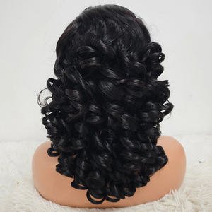 Promotion 107$ Letsfly Loose Wave 13x4 Lace Frontal Wigs 20 Inches 4T30T4 Piano Color Natural Human Hair Wholesales 240gram - Product Image 3