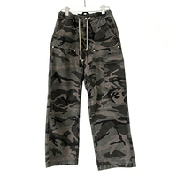 Pantalon décontracté rétro camouflage en molleton de coton avec fermeture éclair pour homme, 100 % coton, style automne, collection Xiangye