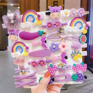 14 Pcs/set Cute Cartoon Hair <b>Clips</b> Set Kid Barrettes Hairgrips Girl Crystal Hair <b>Clip</b> Accessories Gift Set Japan Korea Style - Product Image 3