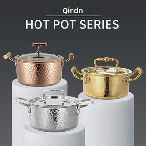 Olla Individual <span class=keywords><strong>para</strong></span> Hot Pot, Acero Inoxidable 304, Compatible con Inducción, Pequeña, Comercial, <span class=keywords><strong>para</strong></span> Uso Doméstico, Magnética, Universal, <span class=keywords><strong>para</strong></span> una Persona - Product Image 5