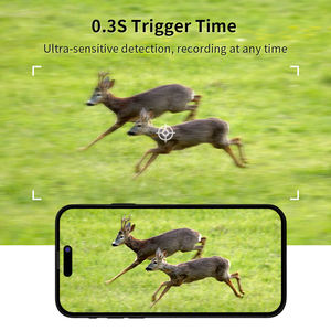 A8 Caméra de chasse sauvage 4G Lte Trail Caméra SIM sans fil 940 sans lueur Caméra de vision nocturne pour la chasse Camo vert avec panneau solaire - Product Image 6