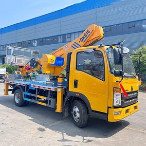 Camión Sinotruk HOWO Equipado con Cesta de Trabajo Aérea y Gancho de Elevación para Construcción, Fabricante Chino - Product Image 2